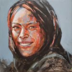 woman portrait refugee